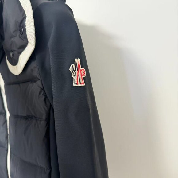 MONCLER GRENOBLE Hooded paneled twill and quilted stretch-shell down jacket - Picture 15 of 16